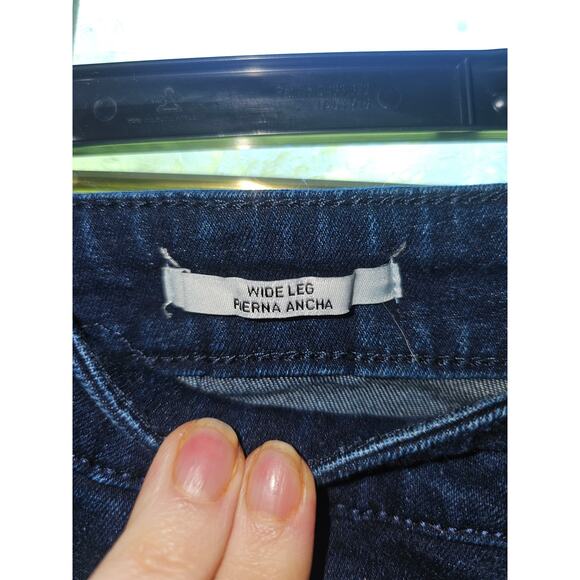 Ava and Viv Dark Wash Denim Wide Leg Trouser Size 22 - Picture 6 of 7